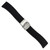 deBeer Black Silicone Rubber Watch Band BA224, BA224-22, View 5