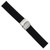 deBeer Black Silicone Rubber Watch Band BA225, BA225-22, View 5
