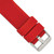 deBeer Red Silicone Rubber Watch Band BAW325