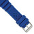 deBeer Blue Silicone Rubber Watch Band BAW327
