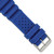 deBeer Blue Silicone Rubber Watch Band BAW327, BAW327-22, View 6
