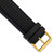 deBeer Black Silicone Rubber Watch Band BA400, BA400-24, View 15