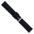 deBeer Black Silicone Rubber Watch Band BA400, BAW400-20, View 24