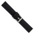 deBeer Black Silicone Rubber Watch Band BA400, BAW400-22, View 27