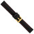 deBeer Black Silicone Rubber Watch Band BA401, BA401-18, View 5
