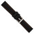 deBeer Black Silicone Rubber Watch Band BA406, BA406-20, View 4