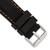 deBeer Black Silicone Rubber Watch Band BA406, BA406-22, View 6