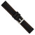 deBeer Black Silicone Rubber Watch Band BA406, BA406-22, View 8