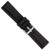 deBeer Black Silicone Rubber Watch Band BA406, BA406-24, View 12