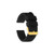 deBeer Black Silicone Rubber Watch Band BA408, BA408-18, BA408-20, View 4