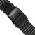 deBeer Black Shark Mesh PVD-Plated Matte Stainless Steel Watch Band BA420
