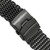 deBeer Black Shark Mesh PVD-Plated Matte Stainless Steel Watch Band BA420, BA420-22, View 4