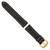 deBeer Black Leather Watch Band BA574, BAY574-24, View 8