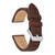 deBeer Brown Suede Leather Watch Band BA575, BA575-18, BA575-20, View 3