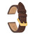 deBeer Brown Suede Leather Watch Band BA575, BAY575-18, BAY575-20, View 7