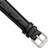 deBeer Black Ostrich-Grain Leather Watch Band BA85, BAW85-14, View 30