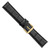 deBeer Black Matte Wild Alligator-Grain Leather Watch Band BA87, BA87-20, View 24