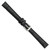 deBeer Black Matte Wild Alligator-Grain Leather Watch Band BA87, BAW87-12, View 29