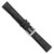 deBeer Black Matte Wild Alligator-Grain Leather Watch Band BA87, BAW87-16, View 35