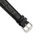 deBeer Black Matte Wild Alligator-Grain Leather Watch Band BA87, BAW87-18, View 36