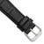 deBeer Black Matte Wild Alligator-Grain Leather Watch Band BA87, BAW87-19, View 39