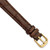 deBeer Brown Matte Wild Alligator-Grain Leather Watch Band BA88, BA88-12, BA88-14, View 2