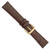 deBeer Brown Matte Wild Alligator-Grain Leather Watch Band BA88, BA88-19, View 16