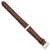 deBeer Brown Matte Wild Alligator-Grain Leather Watch Band BA88, BAW88-18, View 30