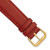 deBeer Red Lizard-Grain Leather Watch Band 28, 28Y-20, View 7