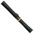 deBeer Black Alligator-Grain Leather Watch Band BA22, BA22EL-18, View 52