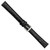 deBeer Black Alligator-Grain Leather Watch Band BA22, BA22ELW-16, View 65