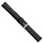 deBeer Black Alligator-Grain Leather Watch Band BA22, BA22ELW-19, View 71