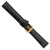 deBeer Black Alligator-Grain Leather Watch Band BA22, BA22L-18, View 81