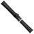 deBeer Black Alligator-Grain Leather Watch Band BA22, BA22LW-16, View 93