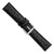 deBeer Black Alligator-Grain Leather Watch Band BA22, BA22SW-20, View 123