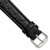 deBeer Black Alligator-Grain Leather Watch Band BA22, BA22W-18, View 142
