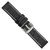 deBeer Black Matte Alligator-Grain Leather Watch Band BAW323, BAW323-24, View 16