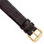 deBeer Dark Brown Flat Alligator-Grain Leather Watch Band BA368, BAY368-18, View 27