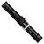 deBeer Black Chronograph Crocodile-Grain Leather Watch Band BA100, BA100-19, View 24