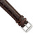 deBeer Brown Chronograph Crocodile-Grain Leather Watch Band BA102
