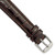 deBeer Brown Chronograph Crocodile-Grain Leather Watch Band BA102, BA102-16, View 11