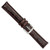 deBeer Brown Chronograph Crocodile-Grain Leather Watch Band BA102, BA102-18, View 20