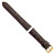 deBeer Brown Chronograph Crocodile-Grain Leather Watch Band BA102, BAY102-20, View 65