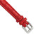 deBeer Red Chronograph Crocodile-Grain Leather Watch Band BA111