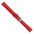 deBeer Red Chronograph Crocodile-Grain Leather Watch Band BA111, BA111-12, View 3