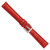 deBeer Red Chronograph Crocodile-Grain Leather Watch Band BA111, BA111-14, View 7