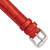 deBeer Red Chronograph Crocodile-Grain Leather Watch Band BA111, BA111-16, View 9