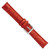 deBeer Red Chronograph Crocodile-Grain Leather Watch Band BA111, BA111-18, BA111L-18, View 15