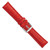 deBeer Red Chronograph Crocodile-Grain Leather Watch Band BA111, BA111-20, BA111L-20, View 19