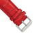 deBeer Red Chronograph Crocodile-Grain Leather Watch Band BA111, BA111-24, BA111L-24, View 25